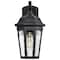 Nuvo East River Outdoor Large Wall Lantern 1 Light Matte Black Finish 60/5946 - alternate 4
